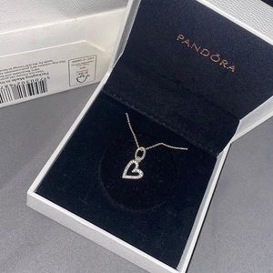 Sterling silver Pandora necklace